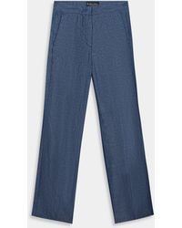 Brooks Brothers - Straight Fit Cotton Linen Trousers - Lyst