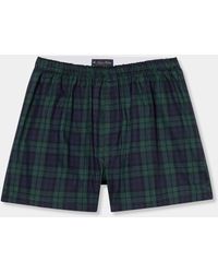Brooks Brothers - Tartan Cotton Boxer Shorts - Lyst
