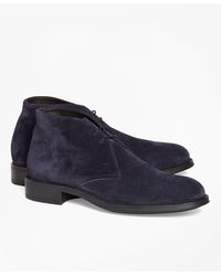Brooks Brothers 1818 Footwear Suede Chukka Boots - Blue