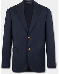 Brooks Brothers - Blazer Aus Reiner Schurwolle Mit Goldenen Knöpfen - Lyst