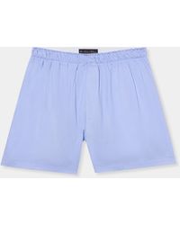 Brooks Brothers - Micro Effect Cotton Boxer Shorts - Lyst