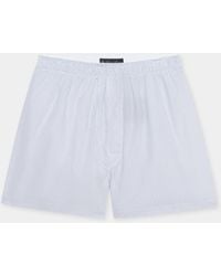 Brooks Brothers - Micro Polka Dot Cotton Boxer - Lyst