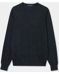 Brooks Brothers - Merino Wool Crewneck Sweater - Lyst