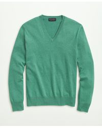 Brooks Brothers - Supima Cotton V-neck Sweater - Lyst
