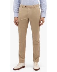 Brooks Brothers - Chinohose Aus Stretch-baumwolle In Beige - Lyst