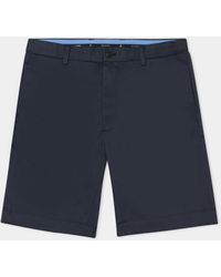 Brooks Brothers - Cbt Lw Adv Stretch Short Plain Front Nav - Lyst