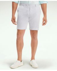 Brooks Brothers - Big & Tall Cotton Seersucker Stripe Shorts - Lyst
