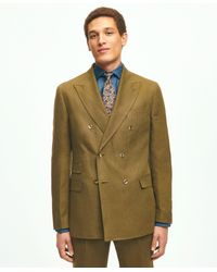 Brooks Brothers - Slim Fit Linen Herringbone Double-breasted Suit Jacket - Lyst