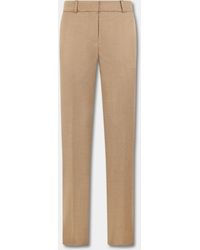 Brooks Brothers - Cigarette Fit Flannel Virgin Wool Trousers - Lyst