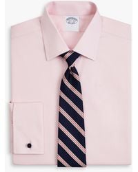 Brooks Brothers - Light Regular Fit Non-Iron Stretch Supima Cotton Pinpoint Oxford Cloth Dress Shirt With Ainsley Collar - Lyst