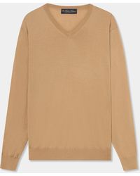 Brooks Brothers - Merino Wool V-Neck Sweater - Lyst
