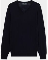 Brooks Brothers - Merino Wool V-Neck Sweater - Lyst