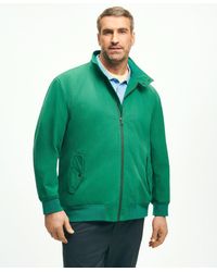 Brooks Brothers - Big & Tall Harrington Jacket In Cotton Blend - Lyst