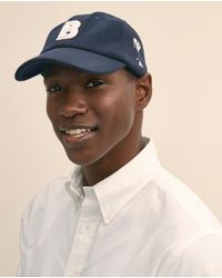 Brooks Brothers - X Peanuts Cotton Graphic Snoopy French Terry Baseball Cap - Lyst