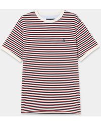 Brooks Brothers - Striped Cotton Blend T-Shirt - Lyst