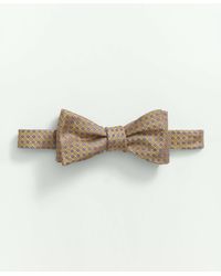 Brooks Brothers - Silk Woven Mini Geo Pattern Bow Tie - Lyst