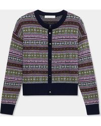 Brooks Brothers - Fair Isle Cardigan - Lyst