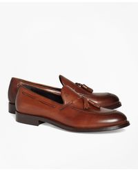 Brooks Brothers - 1818 Footwear Leather Tassel Loafers - Lyst