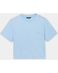 Brooks Brothers - Cotton T-Shirt With Embroidered Logo - Lyst
