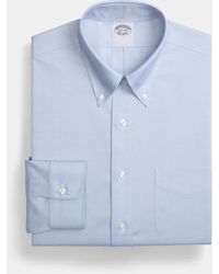 Brooks Brothers - Slim Fit Non-Iron Oxford Pinpoint Button Down Shirt - Lyst