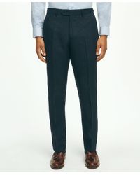 Brooks Brothers - Classic Fit Linen Trousers - Lyst