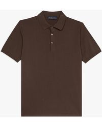 Brooks Brothers - Brown Cotton Polo Shirt - Lyst