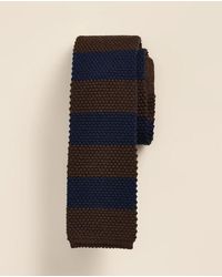 Brooks Brothers - Wool Rugby-Stripe Knit Tie - Lyst