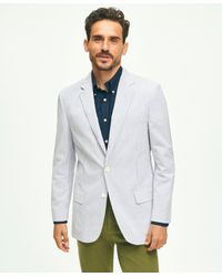 Brooks Brothers - Traditional Fit Archive-inspired Seersucker Sport Coat In Cotton - Lyst