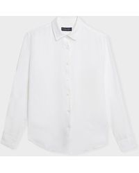 Brooks Brothers - Relaxed Fit Linen Shirt Design - Lyst
