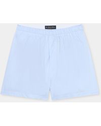 Brooks Brothers - Plain Pinpoint Cotton Boxer - Lyst