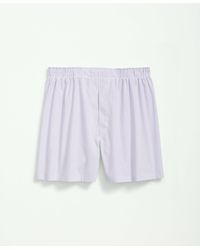 Brooks Brothers - Cotton Broadcloth Striped Boxers - Lyst
