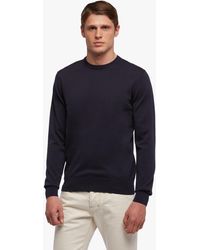 Brooks Brothers - Camiseta De Algodón Con Cuello Redondo - Lyst