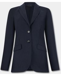 Brooks Brothers - Blazer De Lana Virgen A Rayas - Lyst