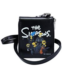 Balenciaga Leather The Simpsons Print Pouch in Black for Men 