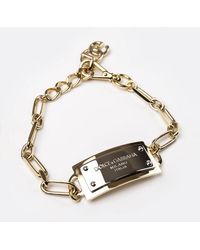 Dolce & Gabbana /silver Plaque Bracelet - Metallic