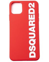 DSquared² Logo Print Iphone 11 Pro Case - Red