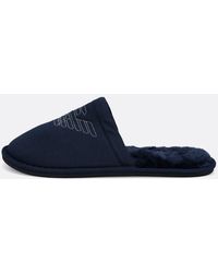 gazon uitdrukken Opvoeding Emporio Armani Slippers for Men | Online Sale up to 66% off | Lyst