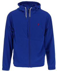 Polo Ralph Lauren The Packable Hooded Pullover Jacket in Blue for Men | Lyst