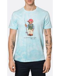 polo bear tie dye tee