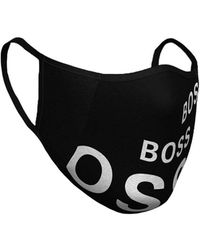 BOSS by HUGO BOSS Bodywear Large Logo Facemask - Black