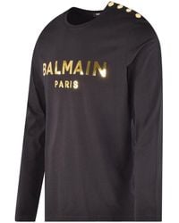 Balmain Long-sleeve t-shirts for Men - Up to 68% off at Lyst.com
