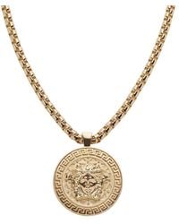 mens gold chain versace