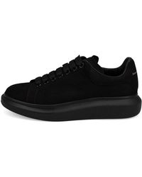 Alexander McQueen Black Suede Leather Sneakers