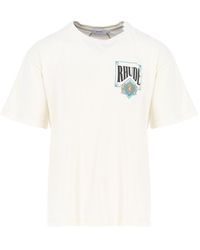 Rhude Card Oversized T-shirt - White