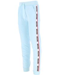 moschino logo tape jogging bottoms