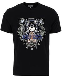 KENZO Tiger Logo T-shirt - Black