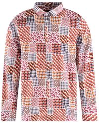 Missoni Red & Multi Pen Pattern L/s Shirt
