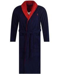 ralph lauren hooded dressing gown