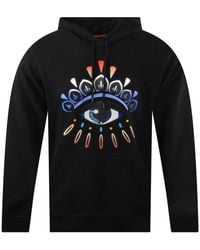 KENZO Gradient Eye Hoodie - Black