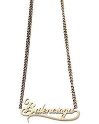 Balenciaga Necklace - Metallic